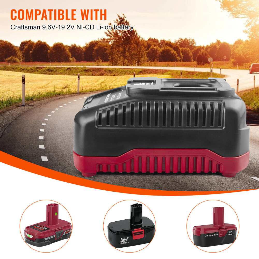 Fast Charger For Craftsman C3 19.2 Volt Lithium NiMh XCP Battery 140152004 11375