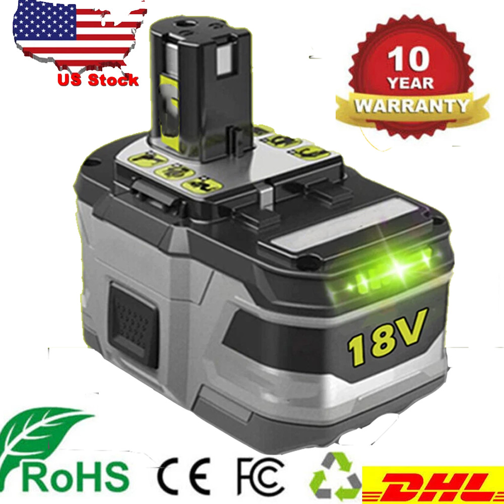 5.0AH Battery 18V For One Plus High Capacity Lithium-ion For RYOBI P108