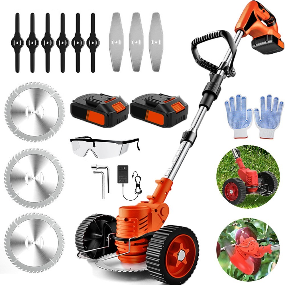 1000W Cordless WeedEater Electric Lawn Mower Lawn Edger Grass String Trimmer