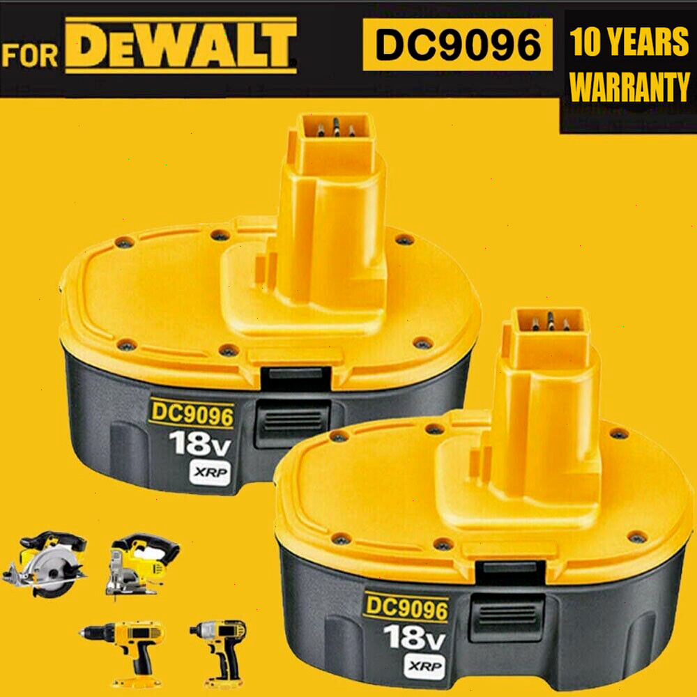 4PACK 2PACK 18V For Dewalt 18 VOLT XRP Ni-MH 7.0Ah Battery DC9099 DC9096 DC9098