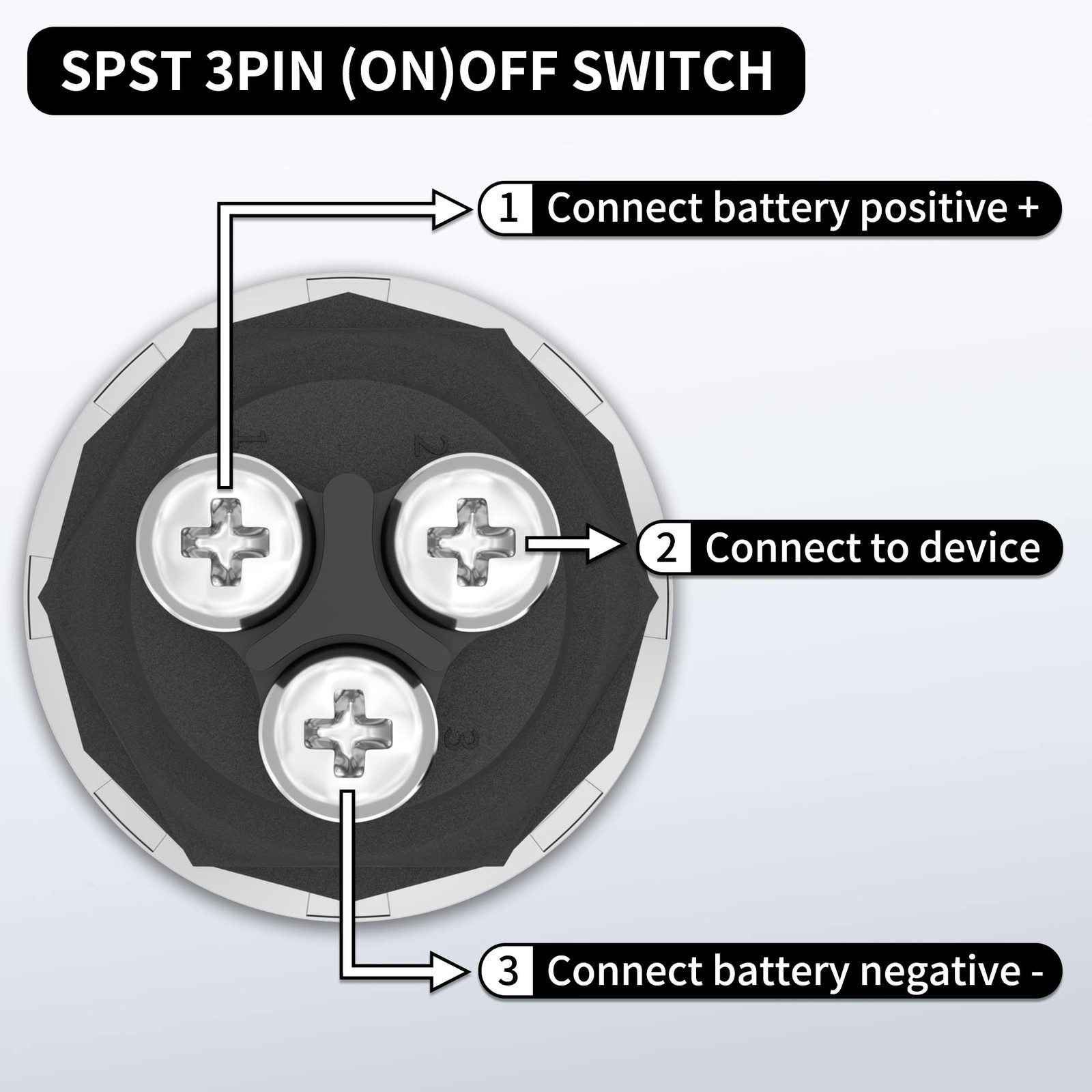 Push Button Starter Switch 12V 50A Momentary Engine Start Ignition Switch 12 …