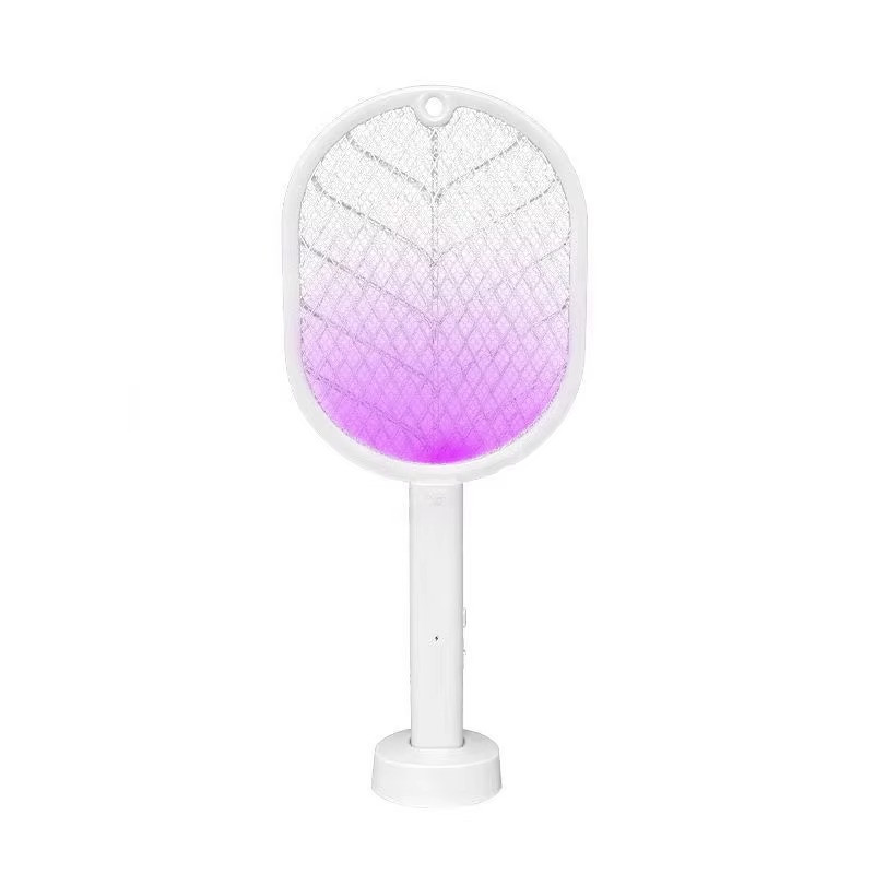 Handheld USB Rechargeable Mosquito Fly Swatter Zapper Killer Bug Insect Racket
