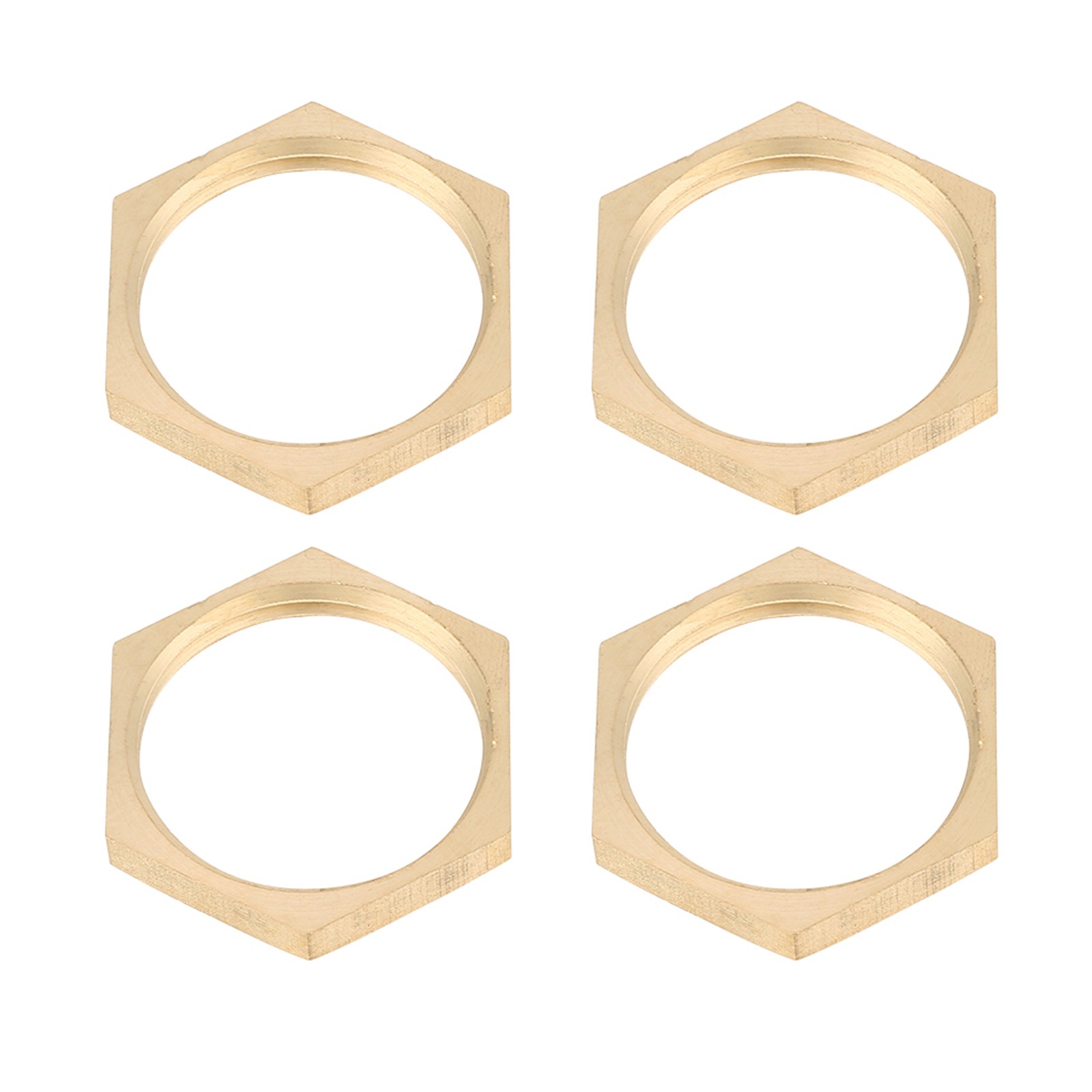 40pcs G1/8 G1/4 G3/8 G1/2 G3/4 G1 Thread Pipe Fitting Brass Hex Lock Nuts Thin