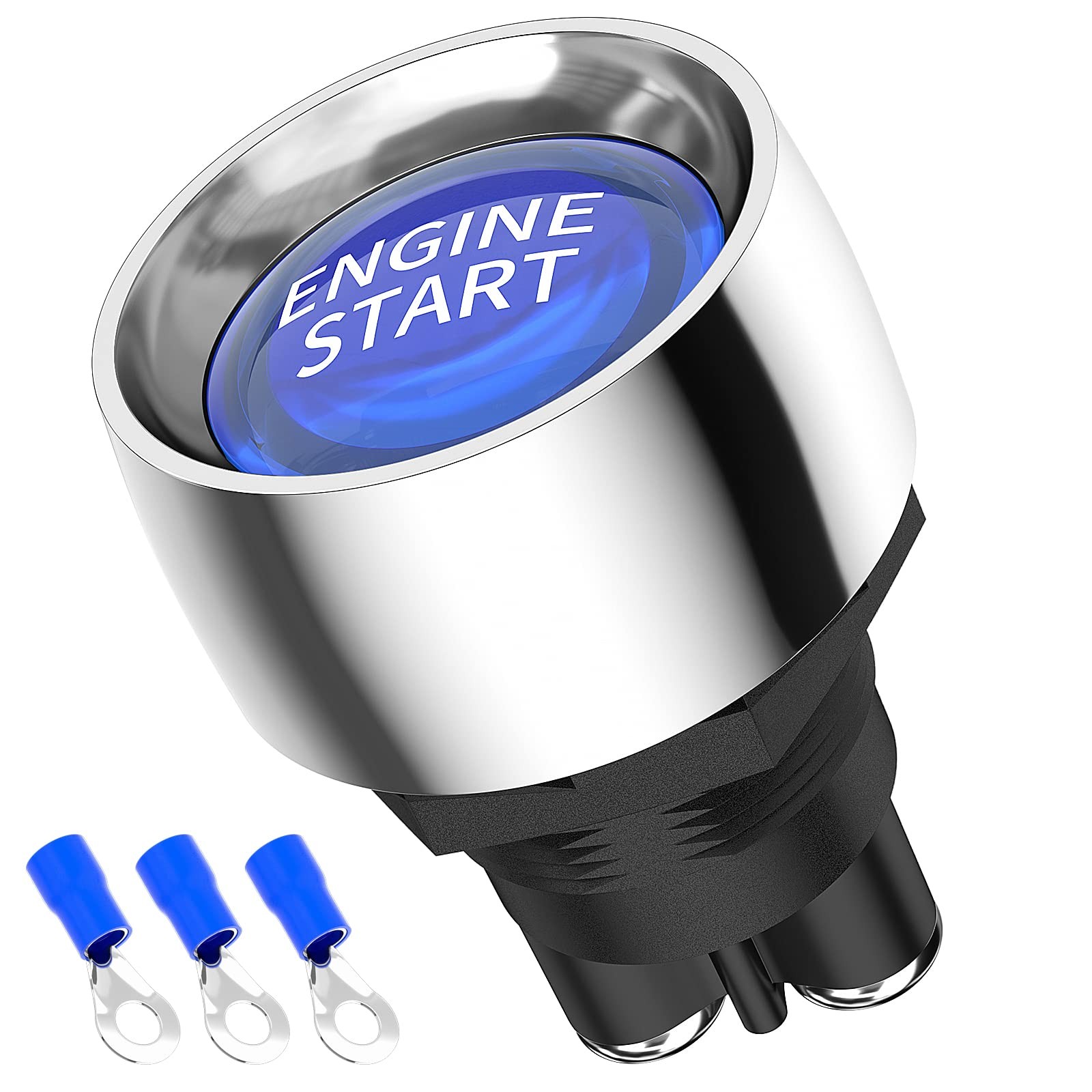 Push Button Starter Switch 12V 50A Momentary Engine Start Ignition Switch 12 …