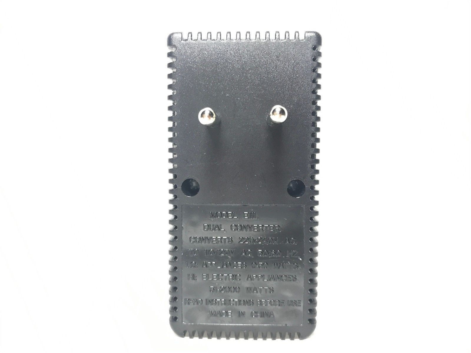 EU Europe to US USA 50-2000W Voltage Converter 220v to 110v Power Transformer