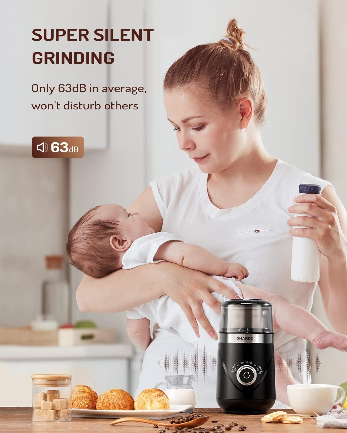 Adjustable Electric Coffee Grinder