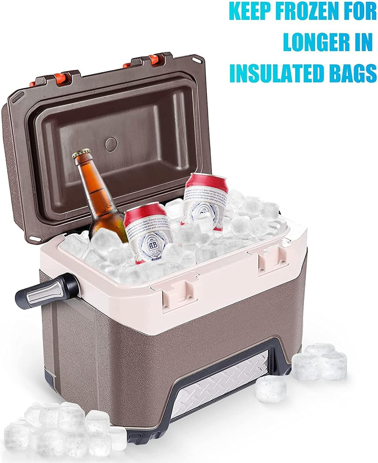 Reusable Ice Cubes for Drinks, 20 Pack Refreezable Plastic Ice Cubes BPA Free