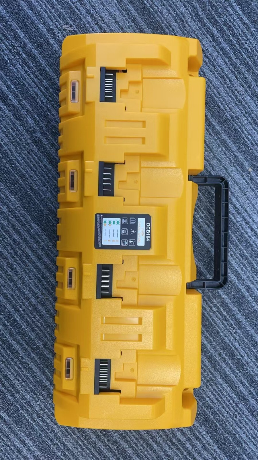 DCB104 20V MAX Battery Charger Replacement for Dewalt Battery Charger, 4 Port