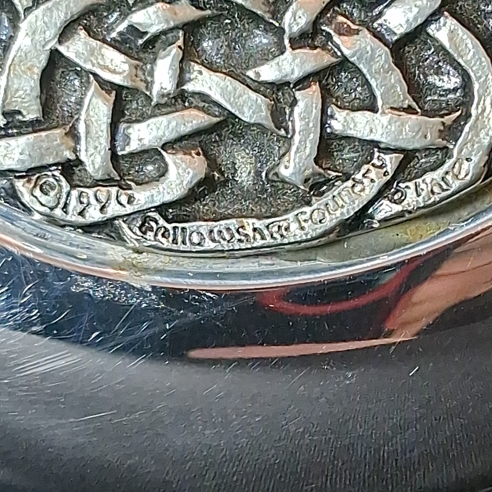 Fellowship Foundry 1990 Vintage Pewter Flask Keven O’Hare Celtic Knot 1 on Ebay