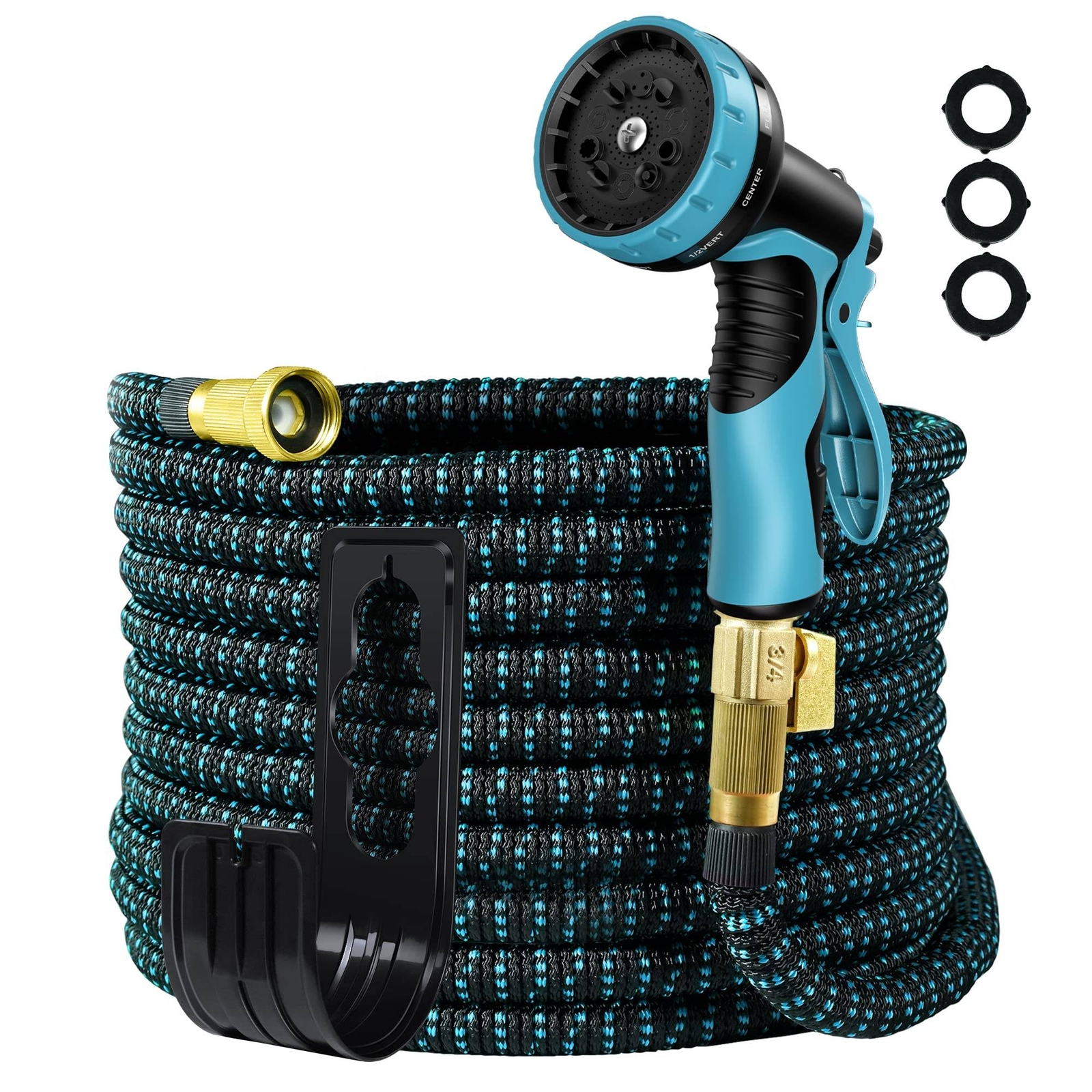 Garden Water Hose 50/75/100FT Deluxe Expandable Garden Hose Heavy Duty Flexible