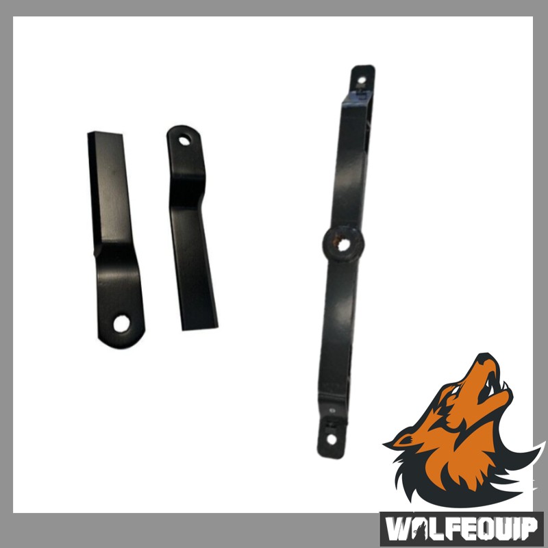 Wolfequip 1 Set Skid Steer Cutting Blades & Carrier For BC-13-72W Brush Cutter
