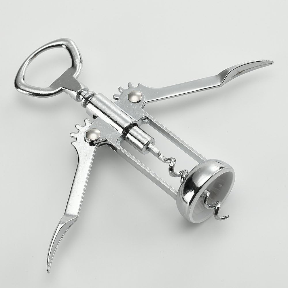HQY Wing Corkscrew Wine Opener – Premium All-in-One with Money-Back Guarantee
