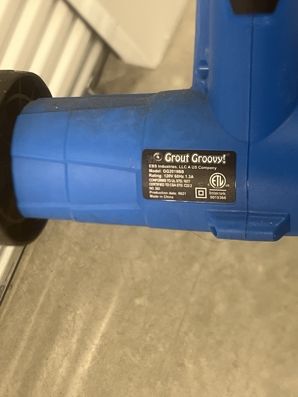 Grout Groovy GG2019BB Electric Stand Up Tile Grout Cleaning Machine Free Ship