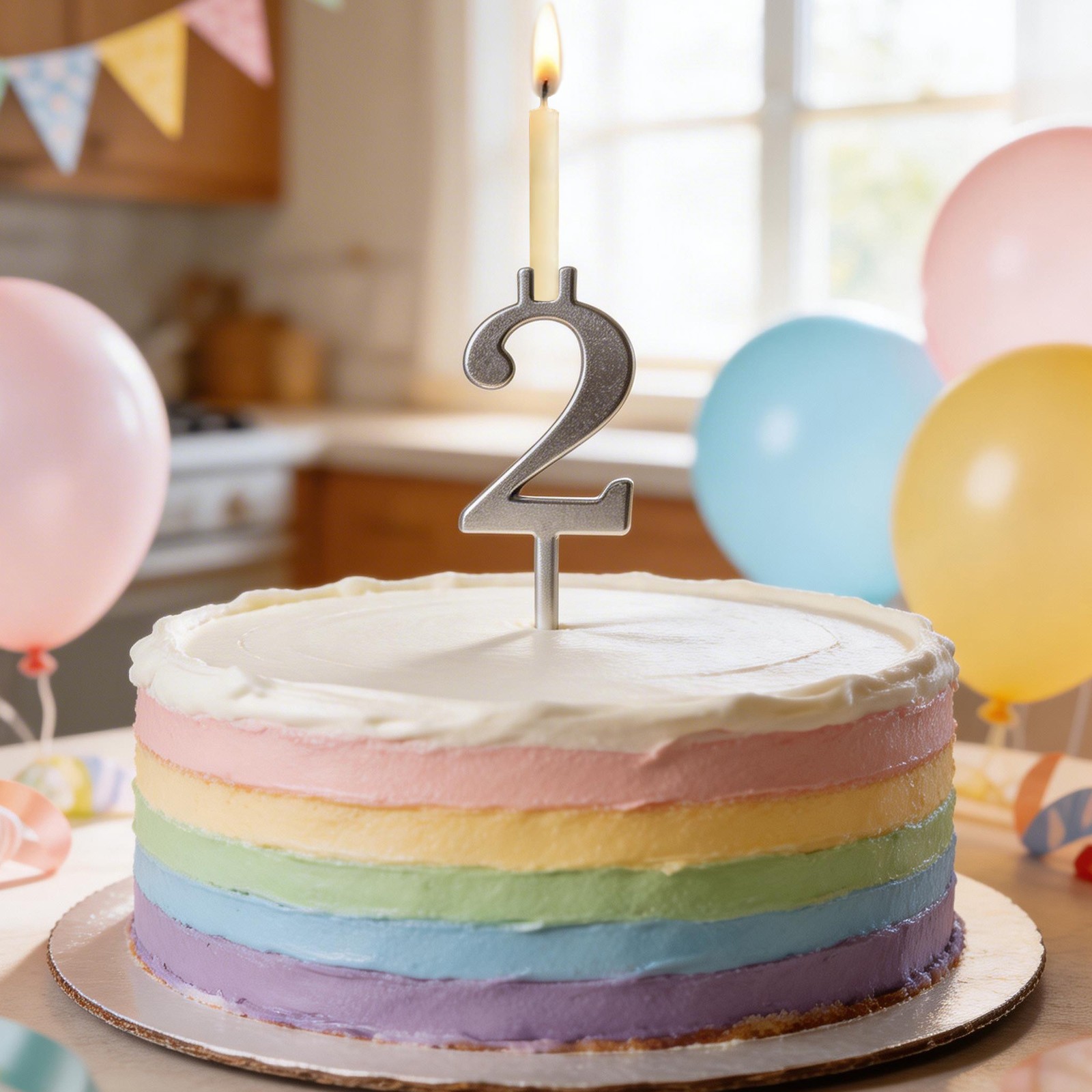 10Pcs Birthday Candle Holders, Reusable 0-9 Number Birthday Candle Holder Set
