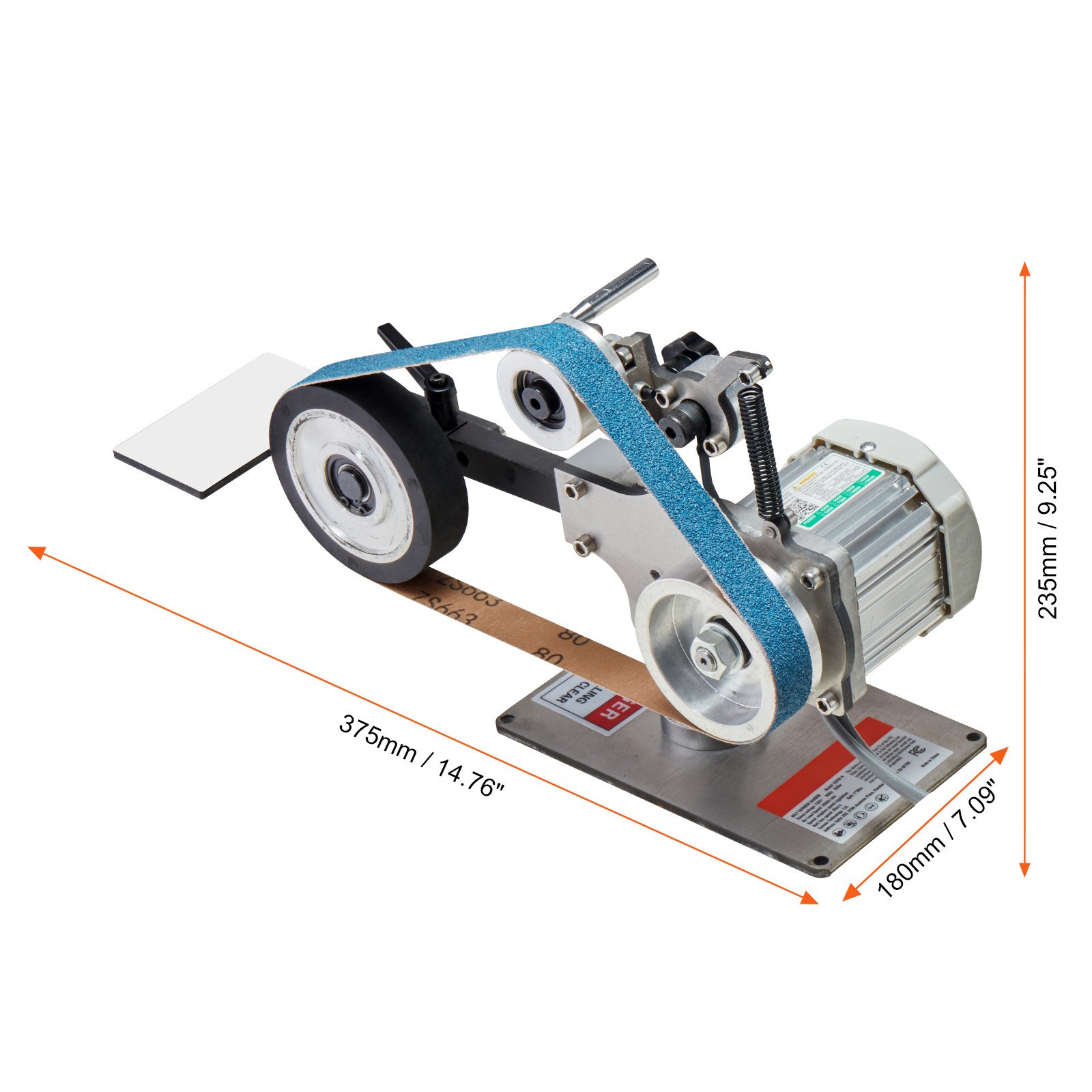 Belt Grinder Sander 30 x 1-Inch Variable Speed with VFD 2 Grinding Moulds