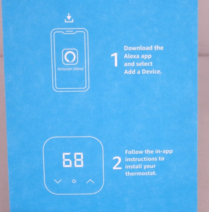 Amazon Smart Thermostat NEW in Open Box S6ED3R Works with Alexa Honeywell Home