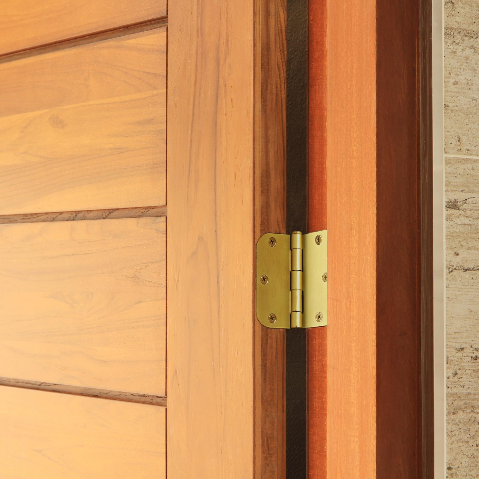 Design House Interior Door Hinges, 3.5 in. x 3.5 in., Rounded, 5/8in. Radius,…