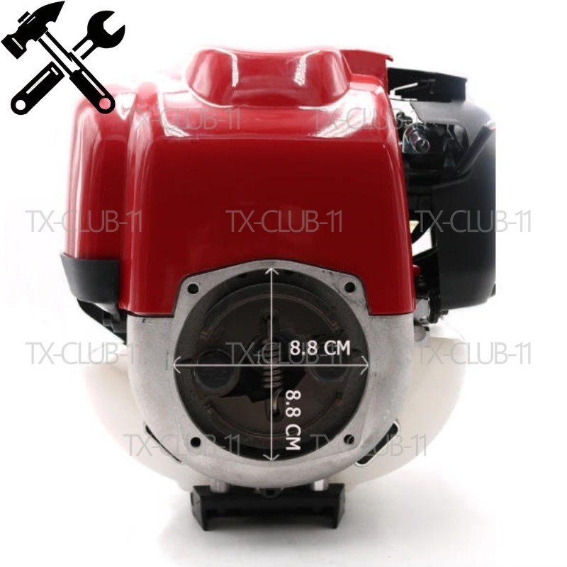 4 Stroke Engine GX35 Petrol Engine Brush Cutter With 35.8 cc 1.3 HP Power
