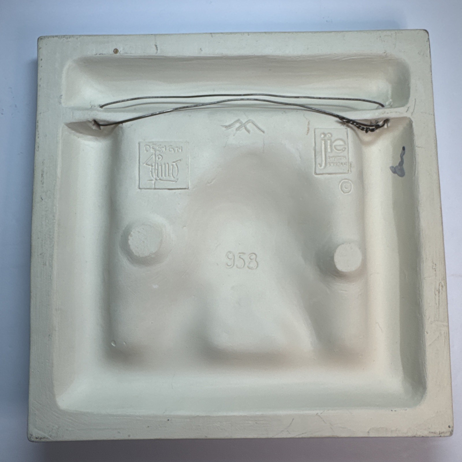 Vintage Jie Gantofta Ceramic Wall Plaque Aimo Nietosvuori Sweden Kitchen Country