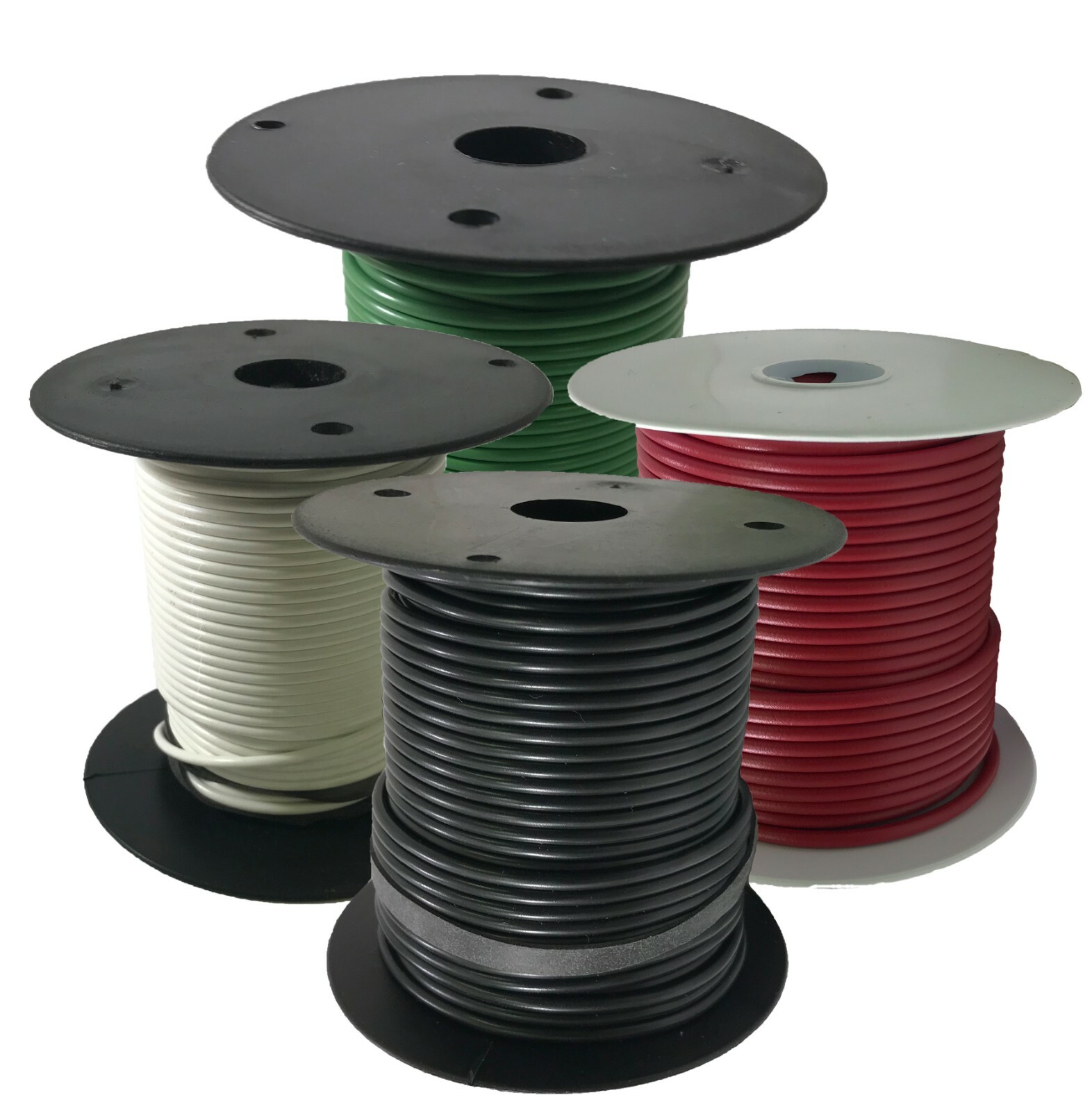 Electrical Primary Copper Wire 12 Gauge 25 100 & 500 FT Lot – 14 Colors – USA