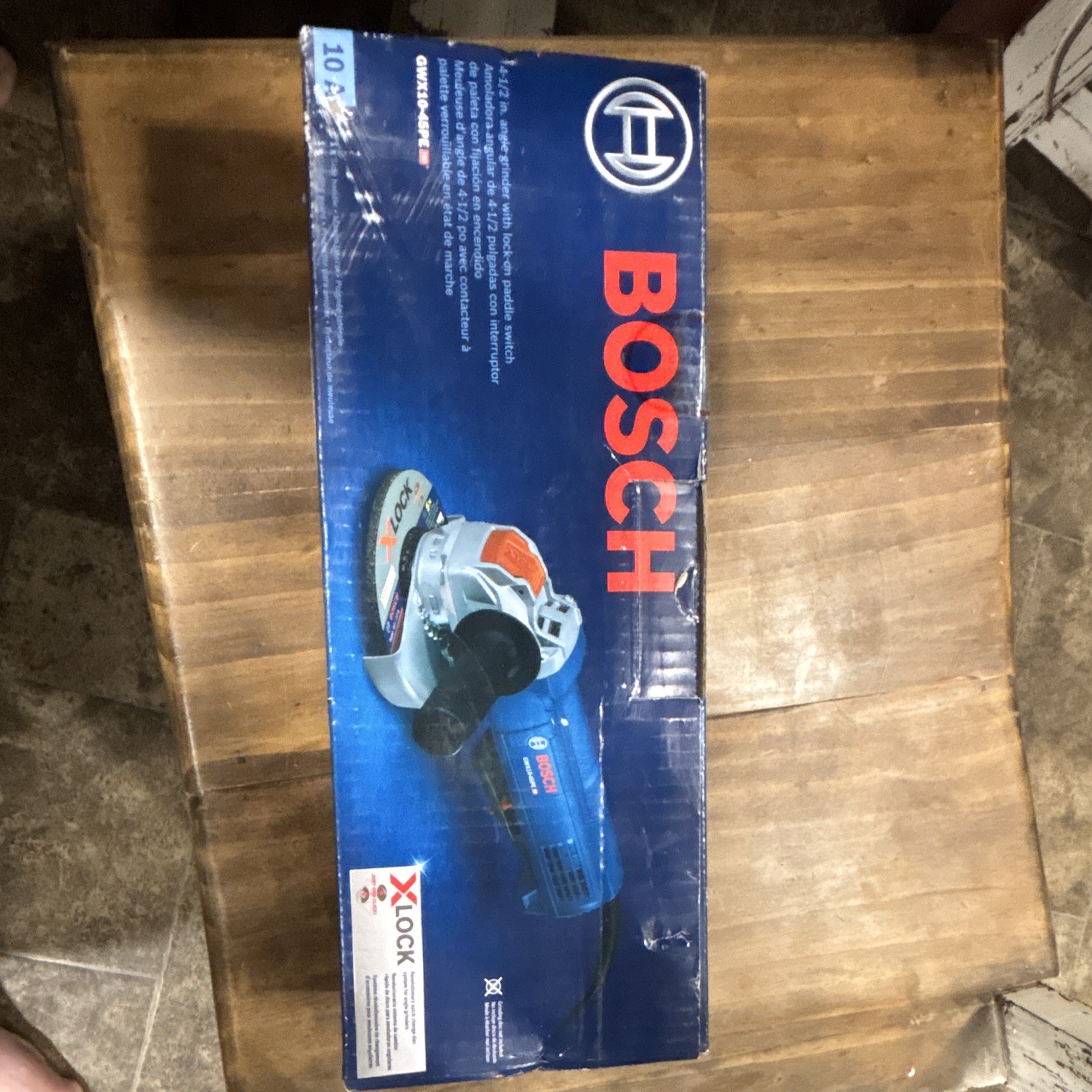 Bosch GWX10-45PE Corded Electric Angle Grinder, Rotary/Circular Action
