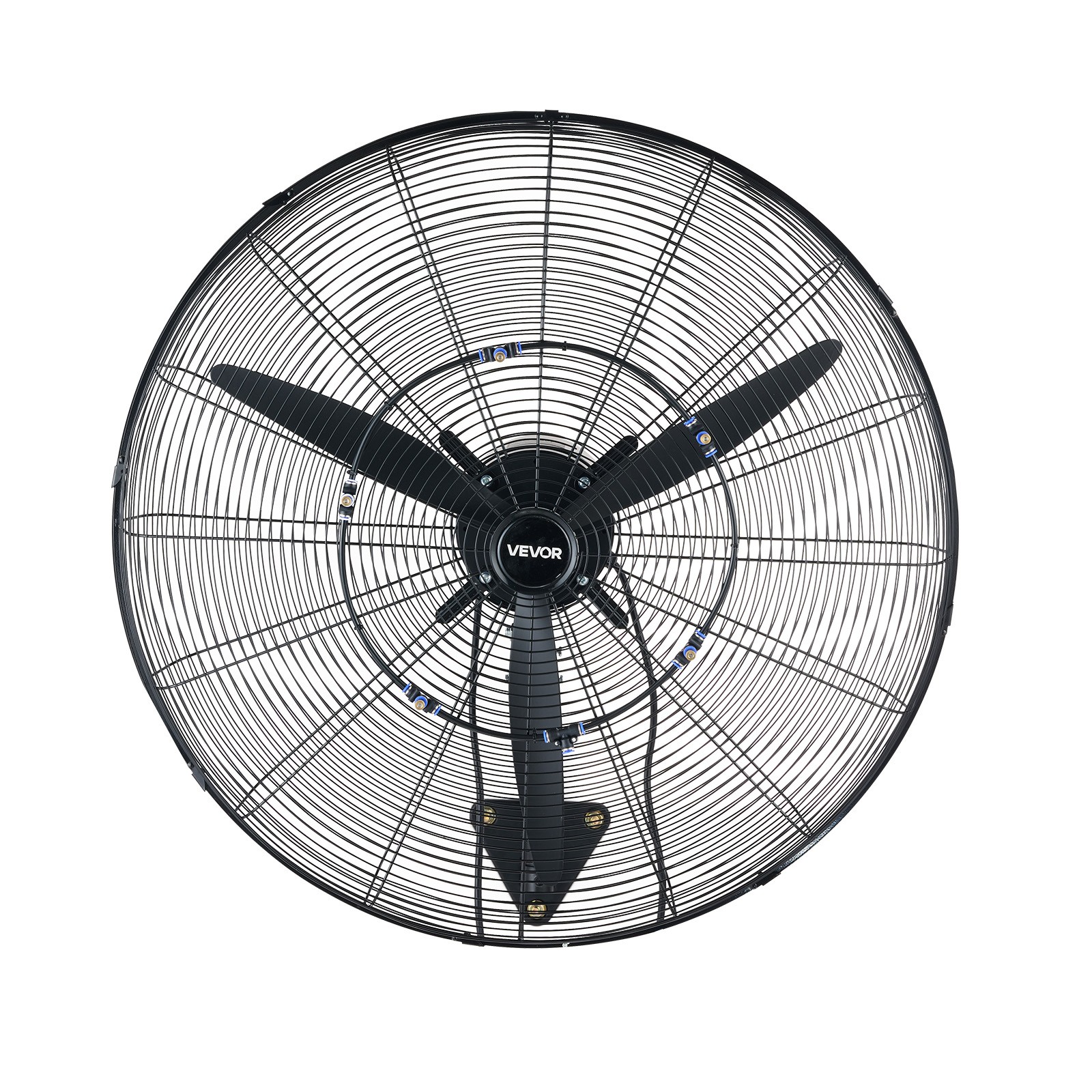 VEVOR Wall Mount Fan 30 in Oscillating w/ Mist 3 Speed IP44 Garage Workshop