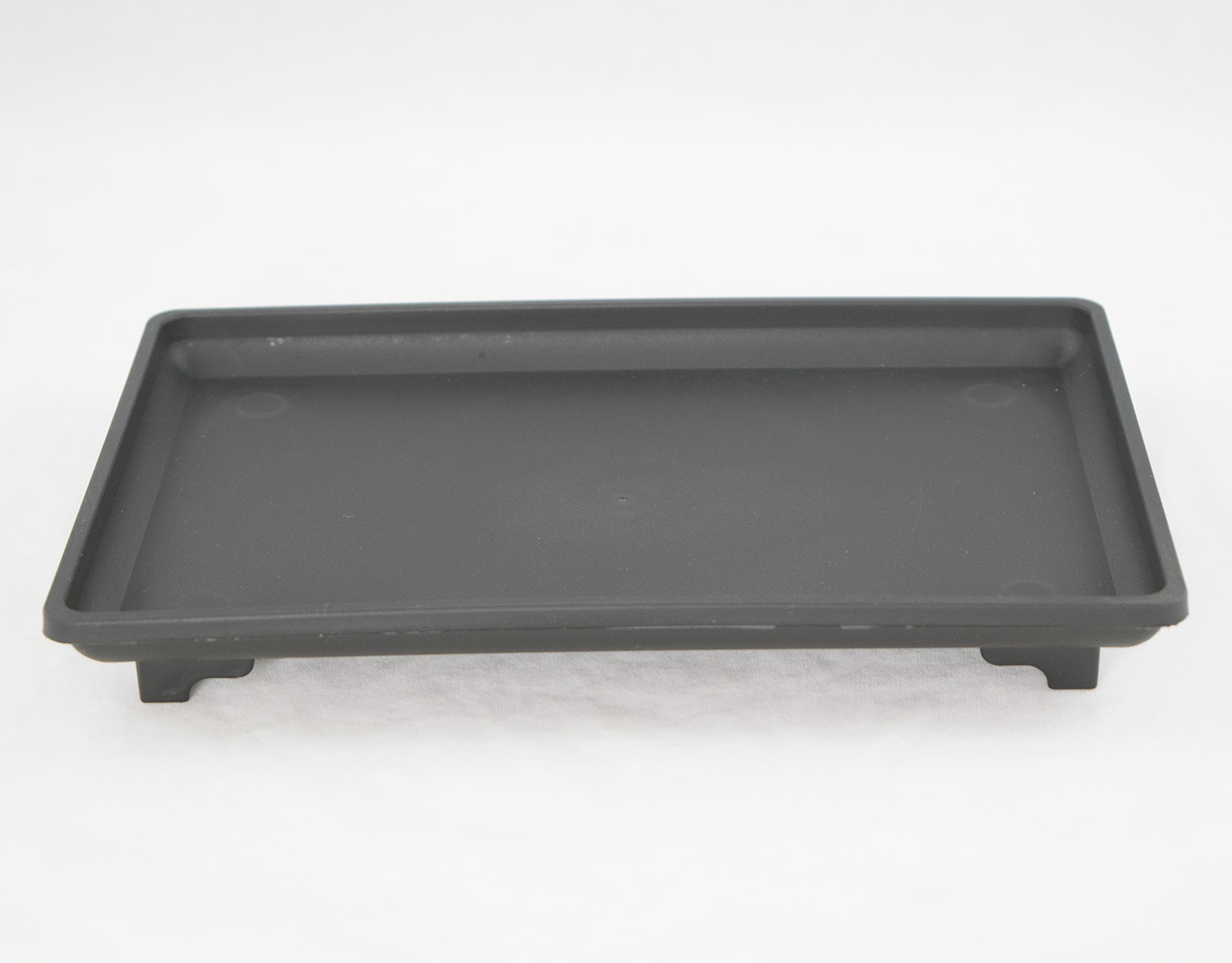 1 Rectangular Black Plastic Humidity/Drip Tray for Bonsai Tree 9″x 6″x 1″