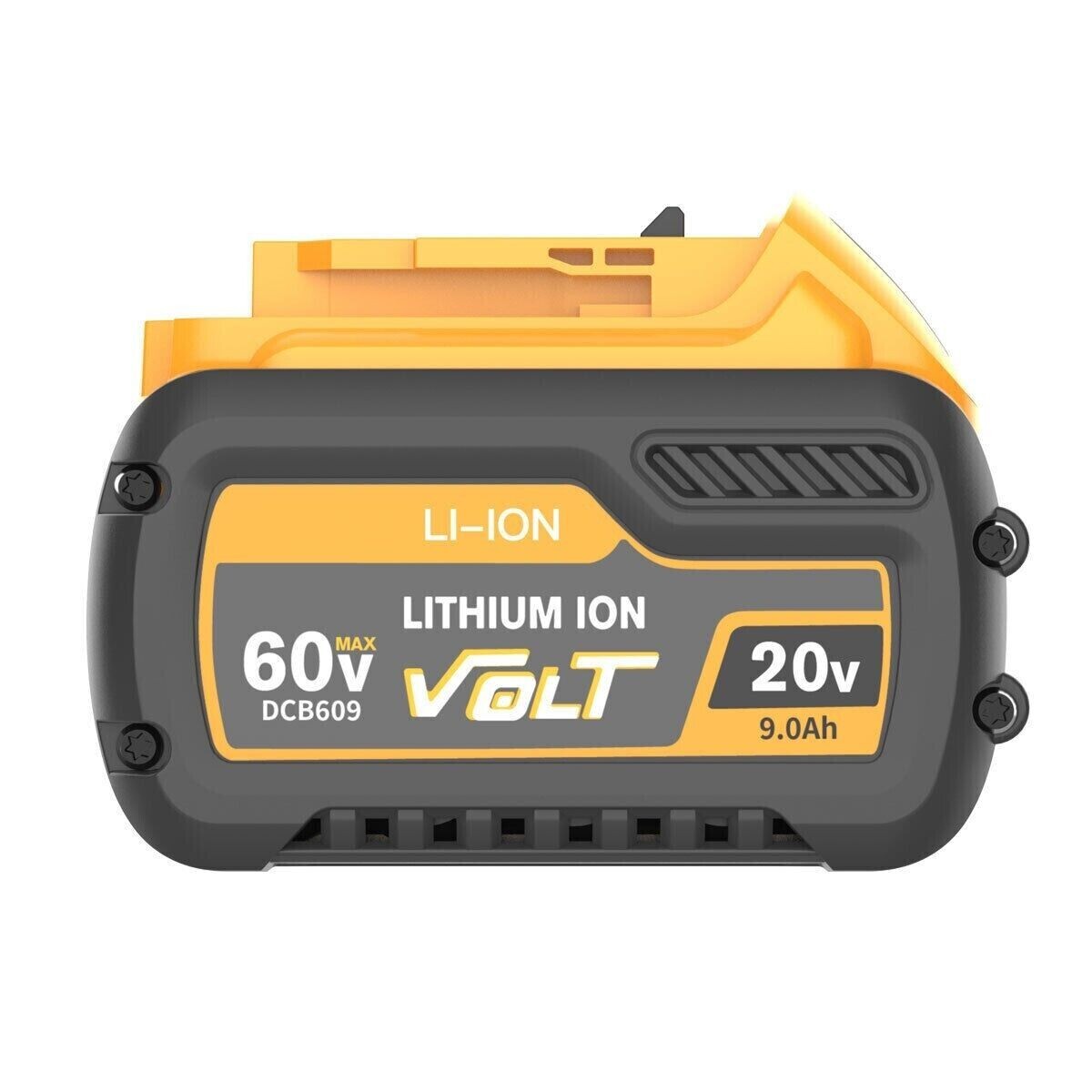 2pcs12Ah DCB609 For DEWALT 9Ah DCB606 DCB615 20V/60V MAX FLEXVOLT Li-Ion Battery