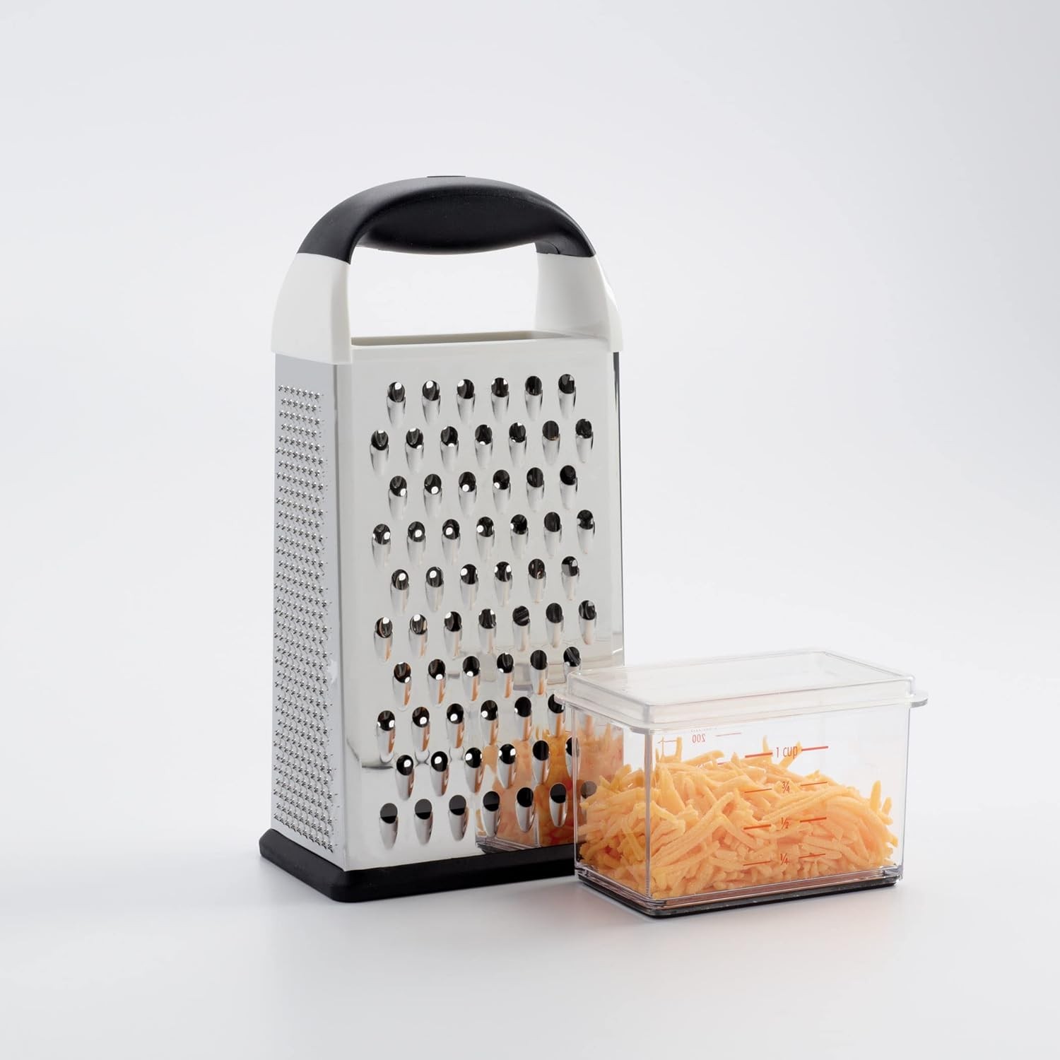 OXO Good Grips Box Grater stainless steel construction Soft, non-slip handle