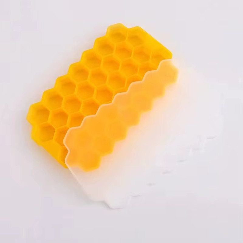 148-Cube Silicone Ice Tray Large-Capacity Reusable Ice Maker Mold with Lid