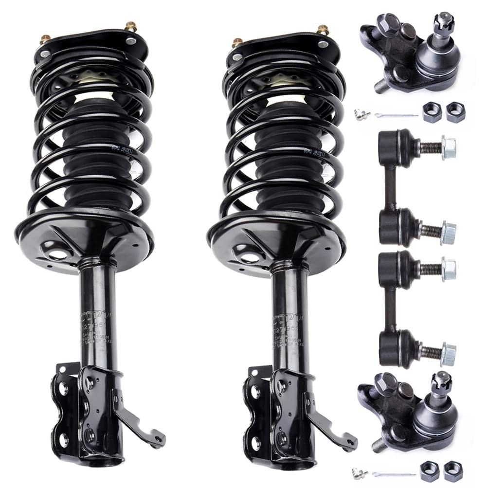 Front Suspension Kit Ball Joint Struts Stabilizer Link for 1998-2002 Prizm LSi