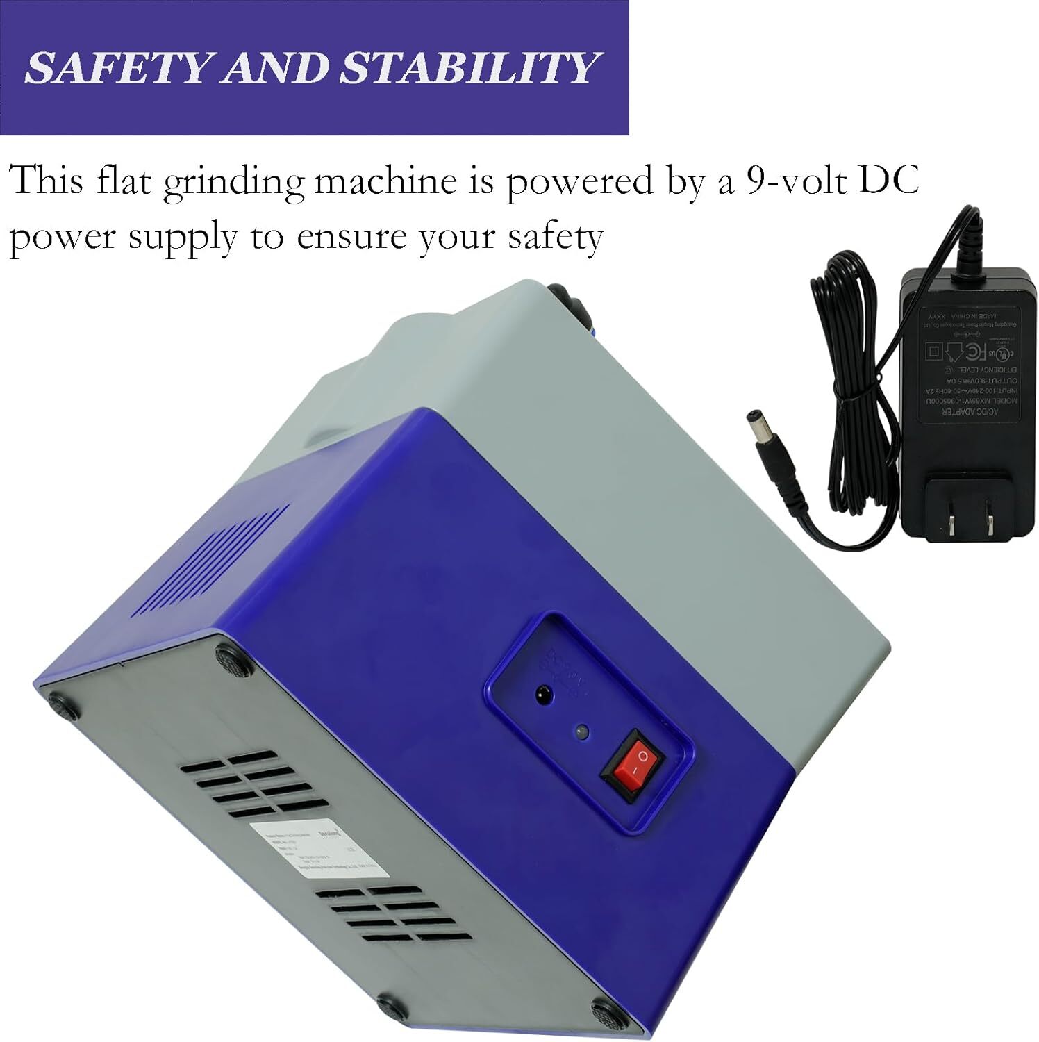 4” Flat Grinding Machine Shaping and Polishing Tools, Mineral Rock Polishing Kit