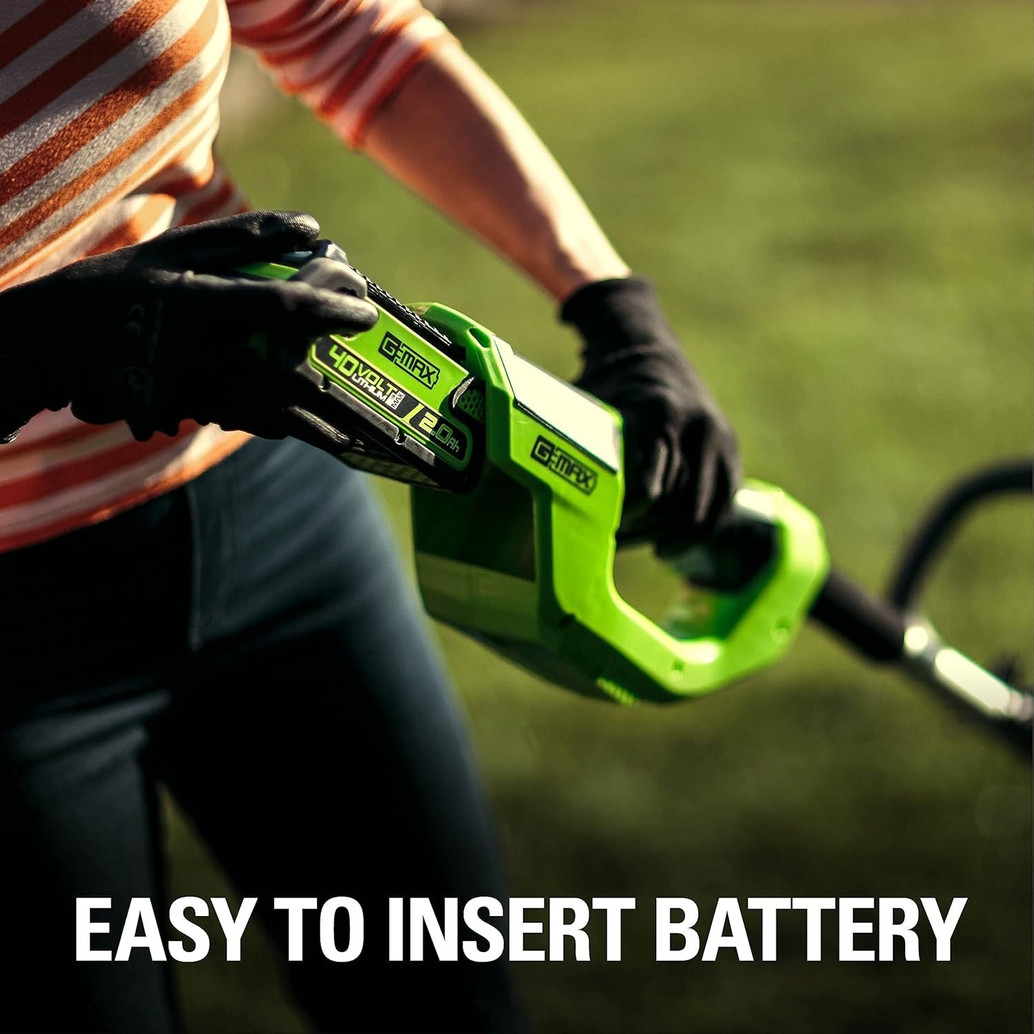 40V 12-Inch Cordless String Trimmer, Battery and Charger Not Included,