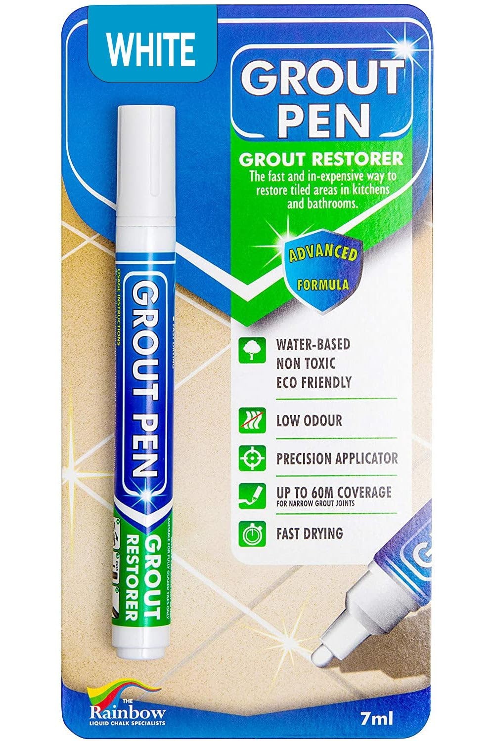5mm Tip Grout Pen – Refresh Your Tile with Easy-to-Use Waterproof Colorant