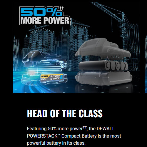 DeWALT DCBP520 POWERSTACK 20V Lith-Ion 5.0Ah Battery ✅ NEW ✅