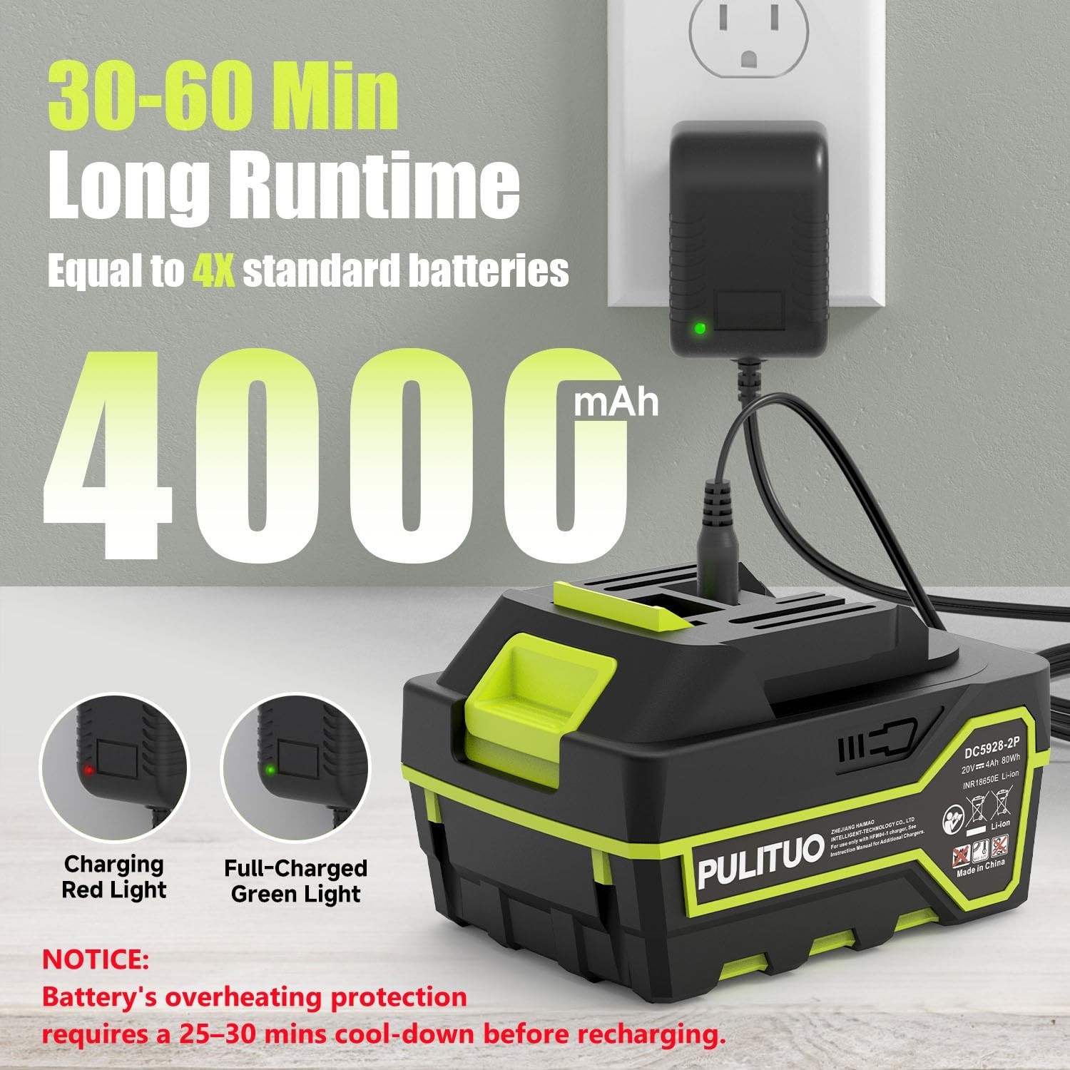 New Leaf Blower Cordless with 2X 4.0Ah Batteries and Charger, 150MPH Lightweight