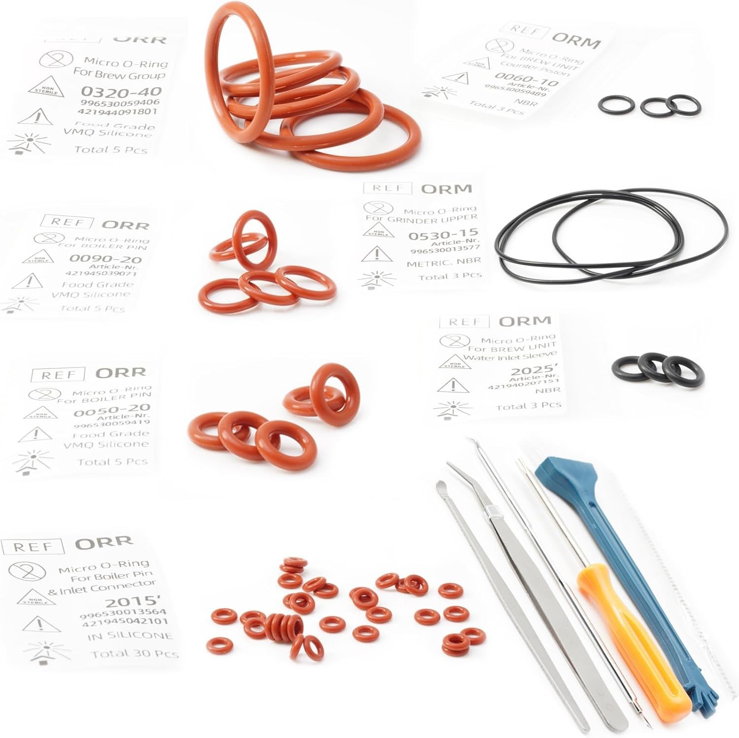O Rings Replacement Parts for PHILIPS Latte Go 2200 3200 3500 Lattego EP4300 510