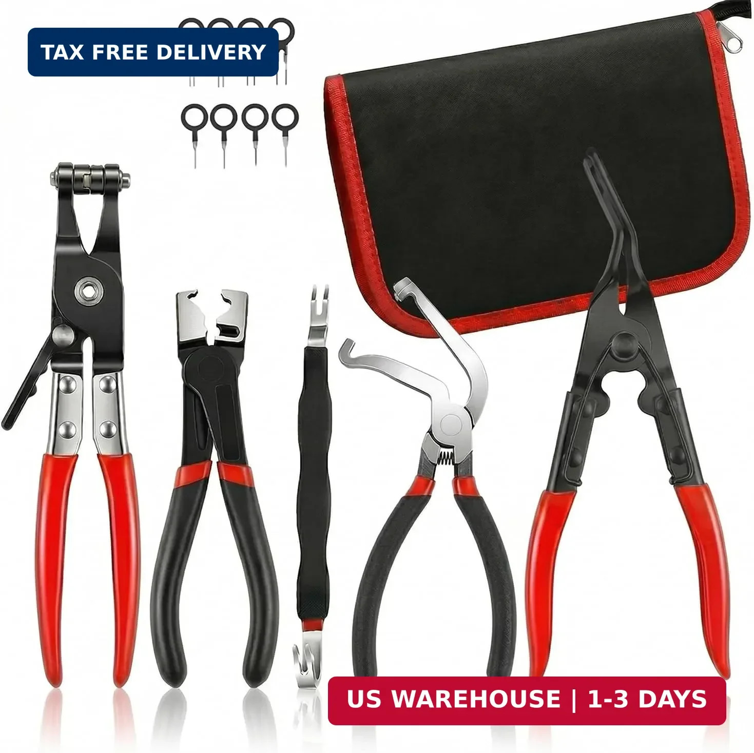 5Pcs Electrical Disconnect Pliers Set Automotive Electrical Connector Removal To