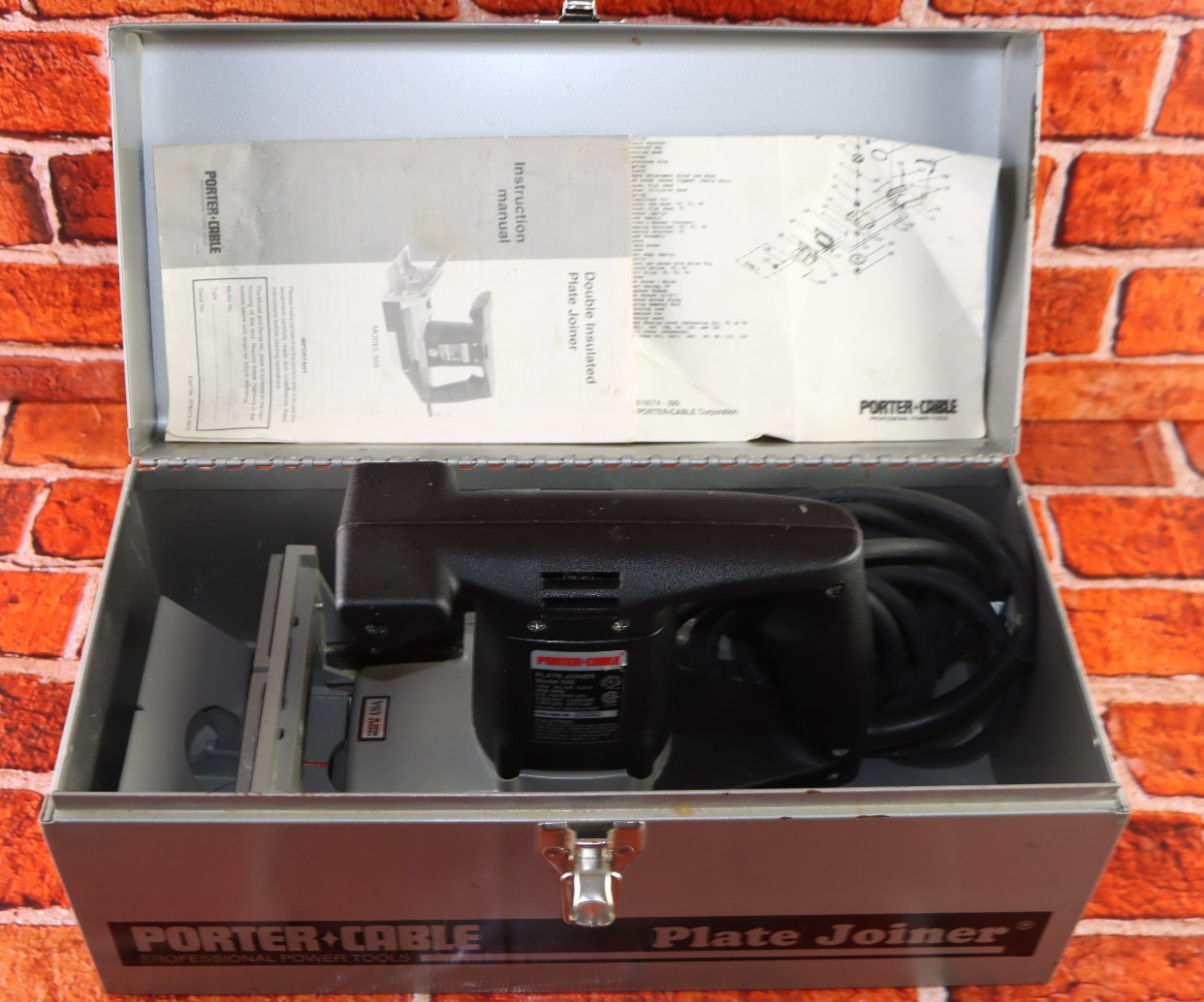 Porter-Cable Plate Joiner Model 555 120V 8000 RPM Double Insulated USA