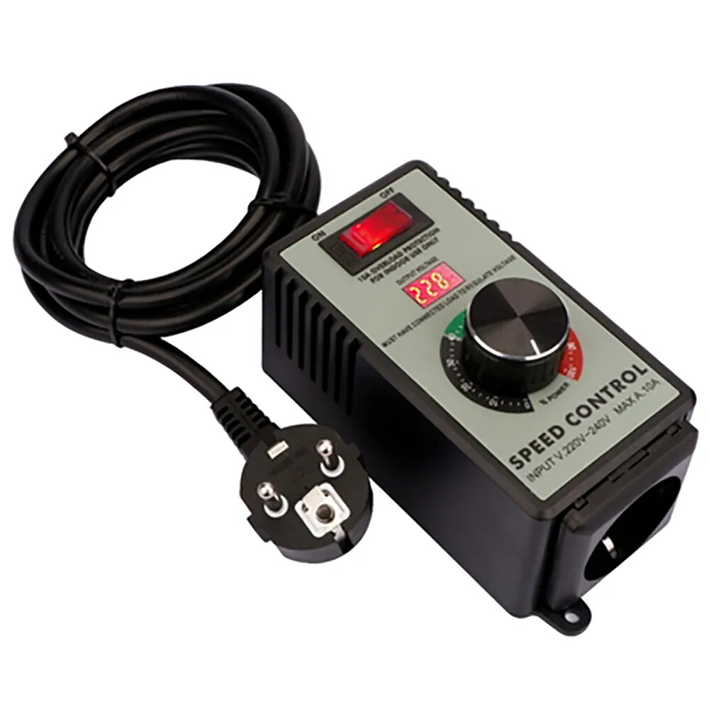110V 220V Speed Controller Stepless Speed Control Switch Max 10A 4000W