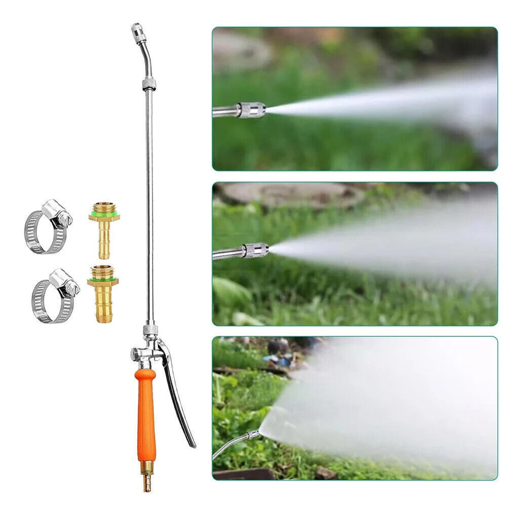 29” Sprayer Wand Replacement, 3/8″ Brass Barb Universal Stainless Sprayer Wand