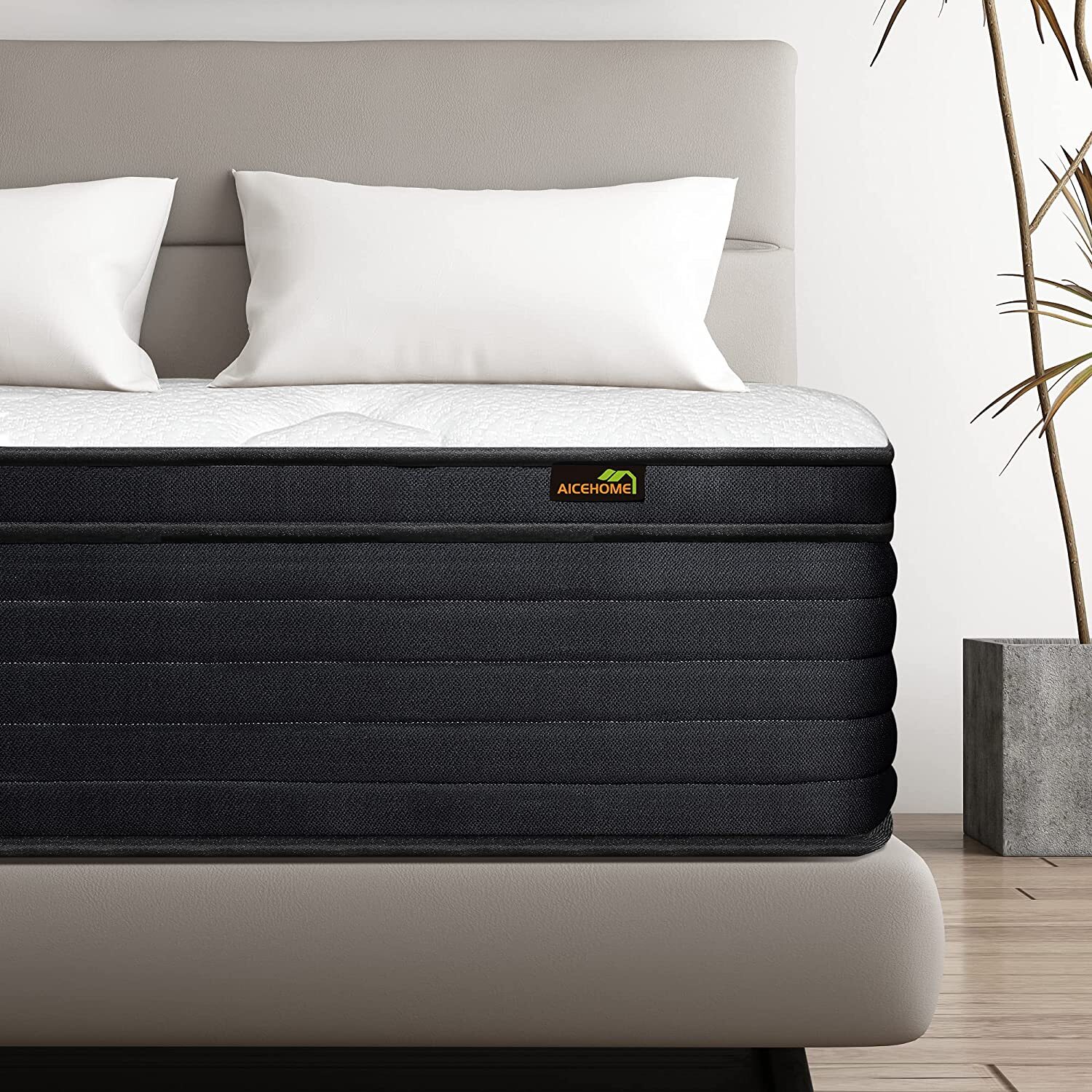 12″14″ Gel Memory Foam Mattress Hybrid Spring Twin Full Queen King Bed in a Box