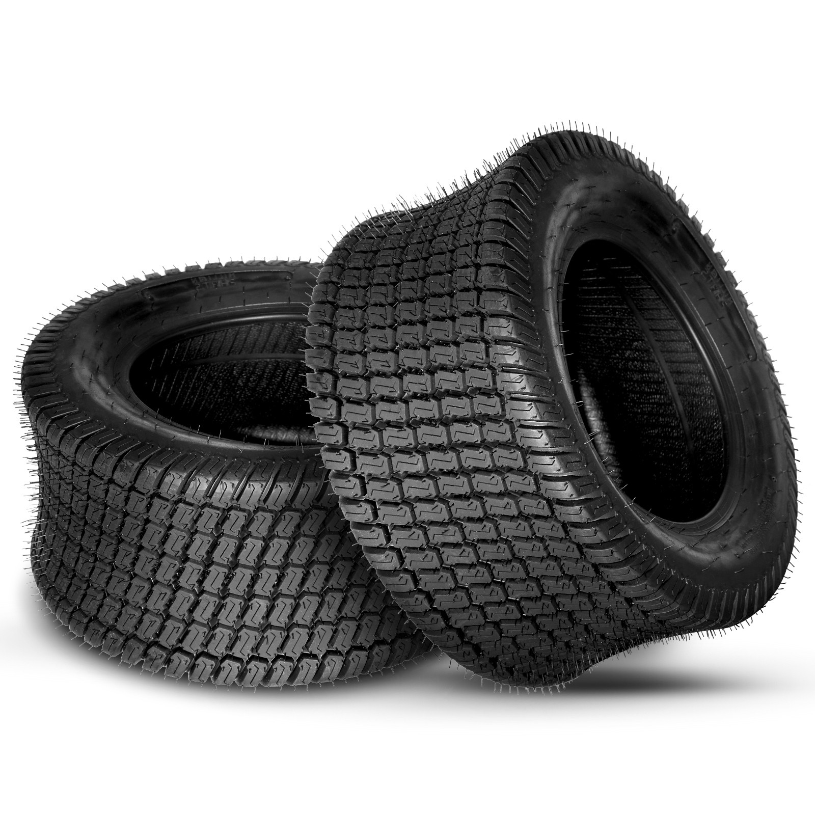 2pcs 16×7.50-8 Lawn Mower Tractor Turf Tires 4 Ply Rated 16×7.5-8 Tubeless