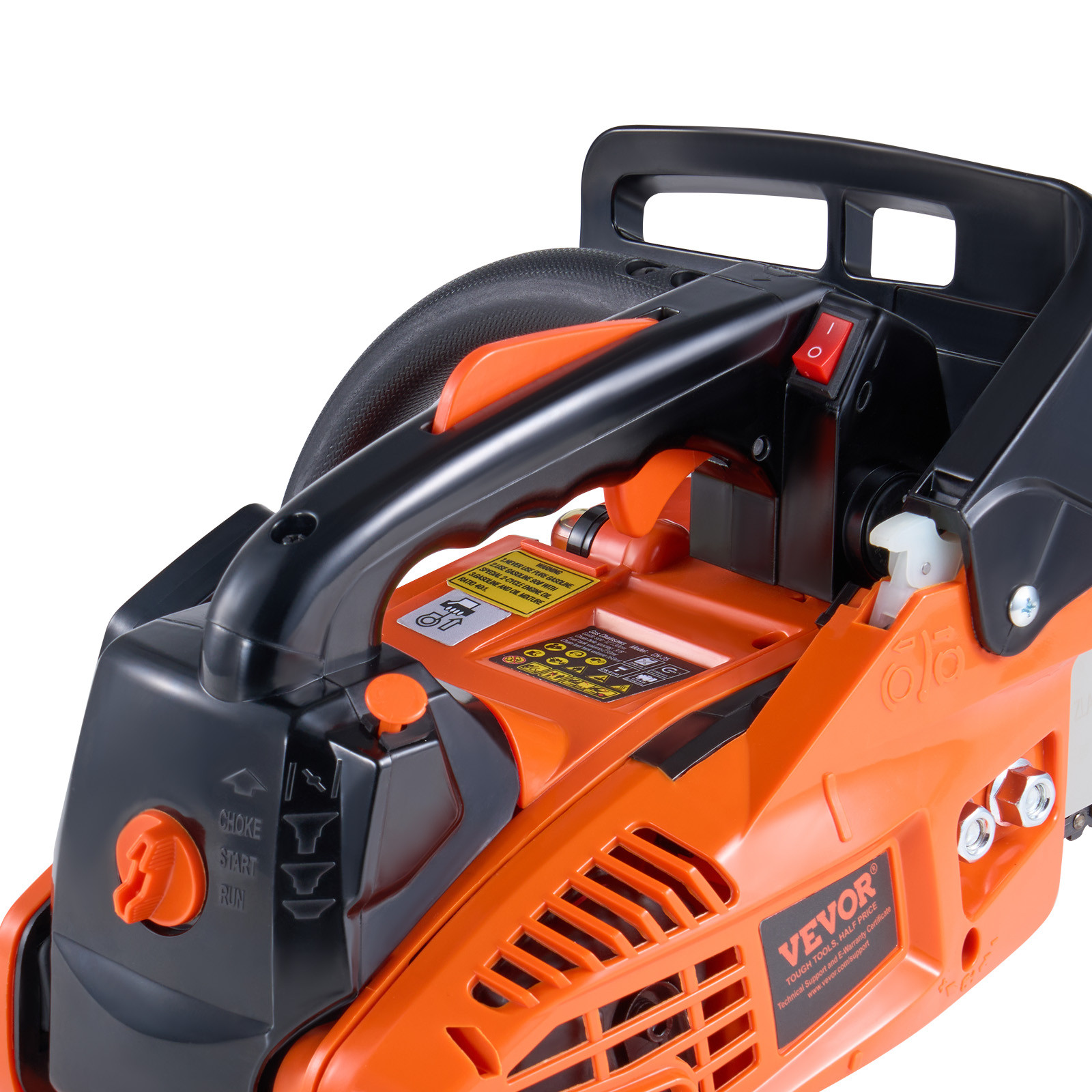 VEVOR 25.4CC 12″ Gasoline Chainsaw Powered Wood Cutting Engine Gas Chain Saw