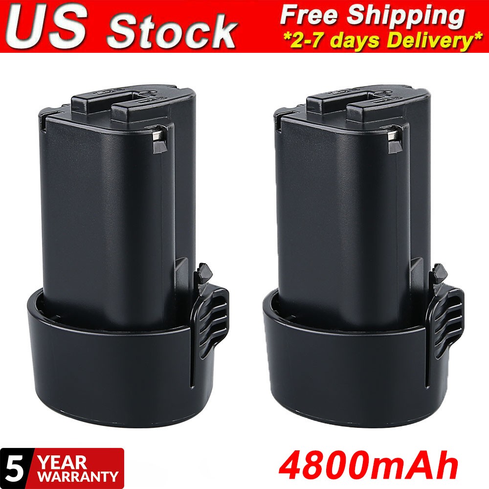 2X NEW 4.8mah Battery For Makita 10.8V Li-Ion BL-1013 BL1013 194551-4 BL1014