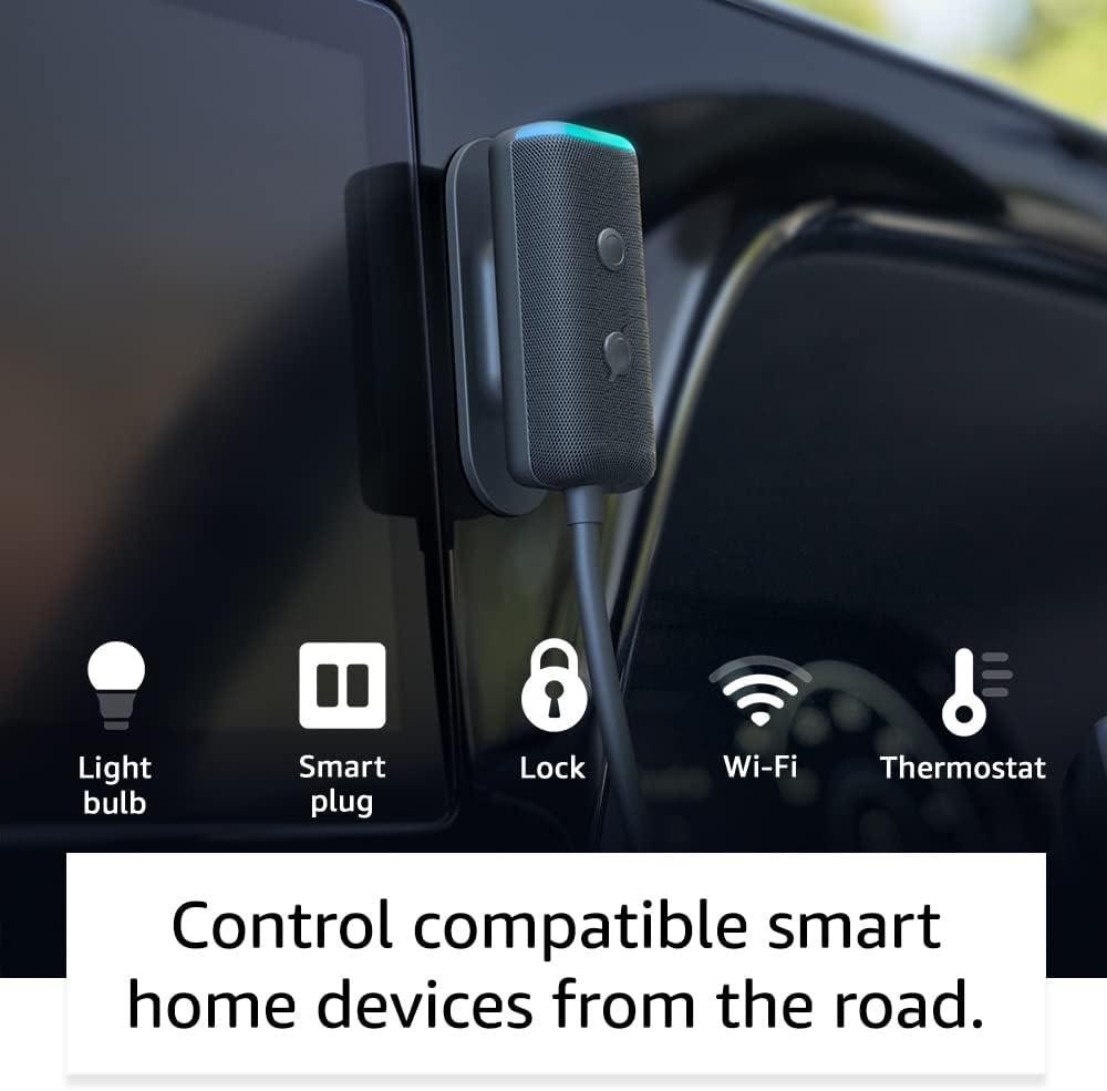 Amazon Echo Auto In Car Smart Speaker With Alexa – Black