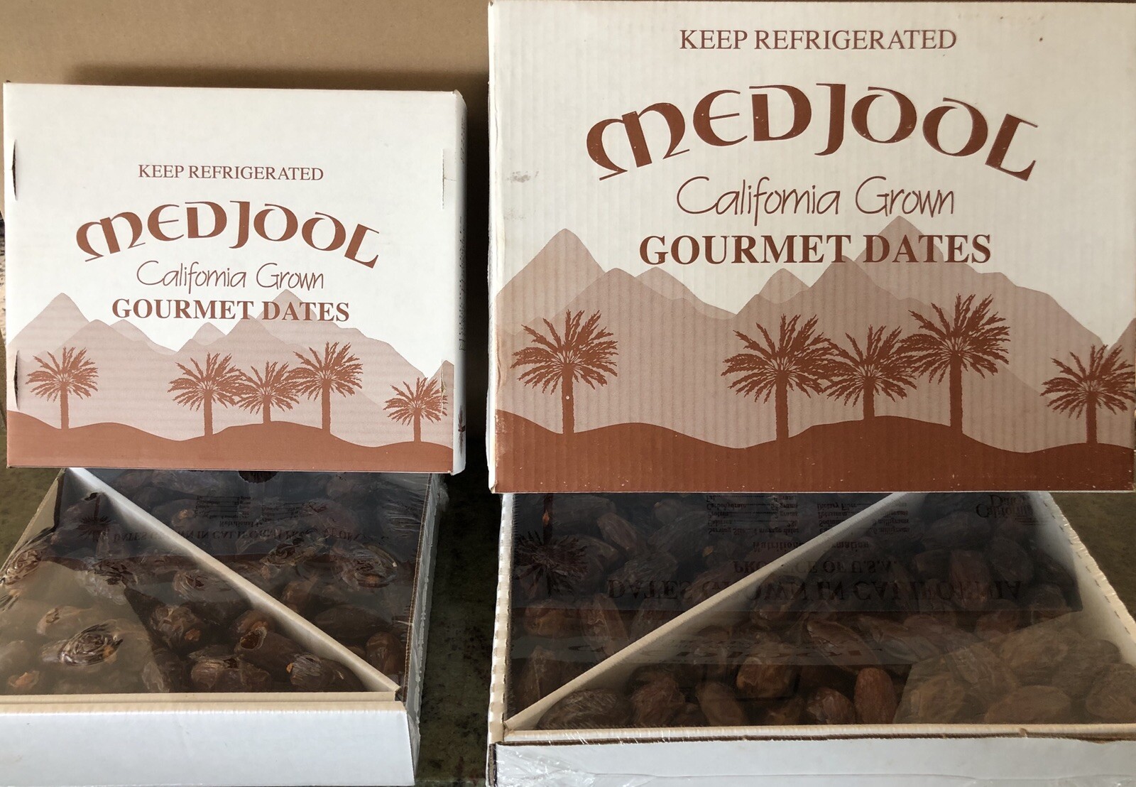 MEDJOOL DATES 11 LB. LARGE. CALIFORNIA FRESH DATES. FREE FAST SHIPPING.