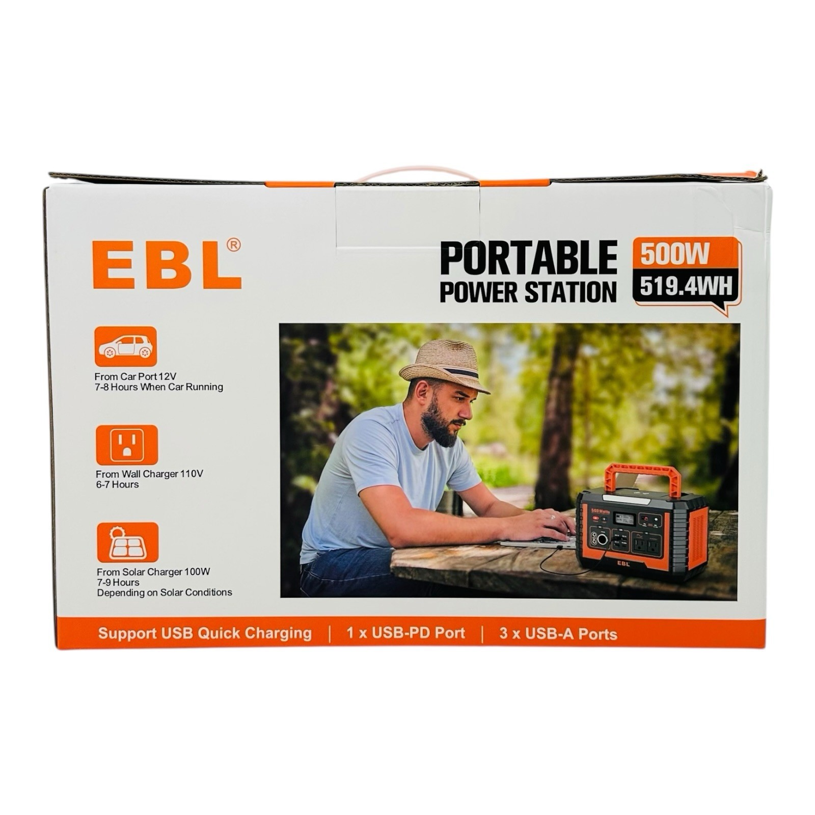 EBL Portable Power Station 500W MP500
