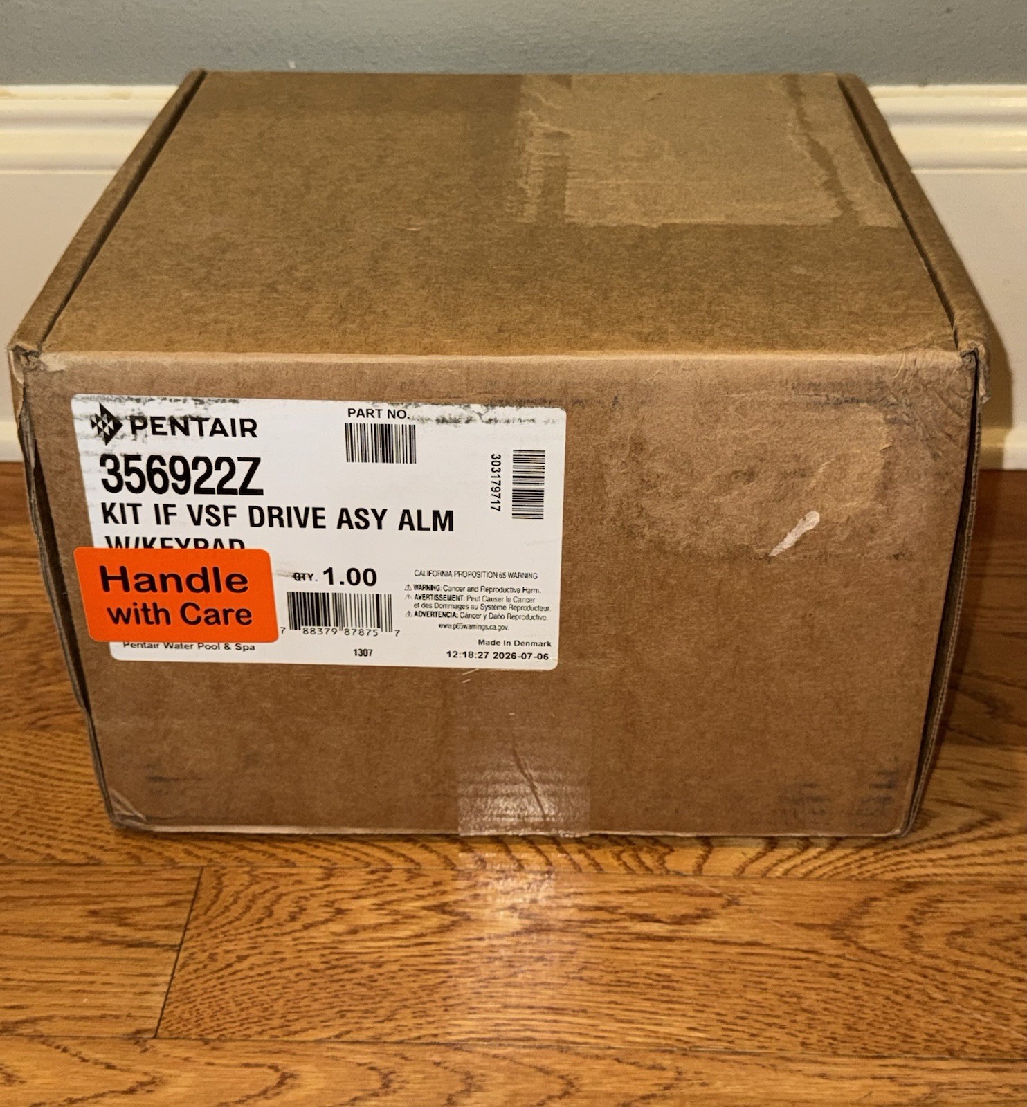 Pentair VSF Pump Almond Drive Assembly with Keypad -356922Z