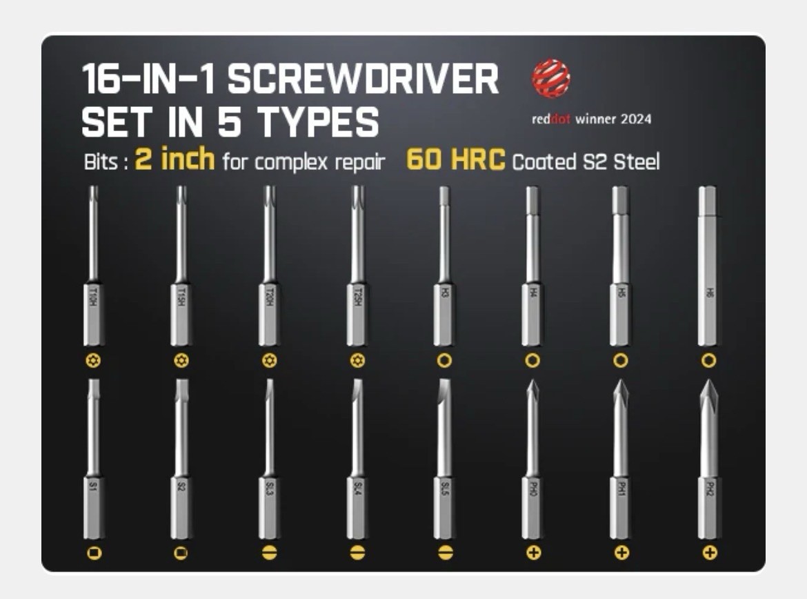 New Sealed Fanttik NEX S1 Pro Cordless Electric Screwdriver Kit